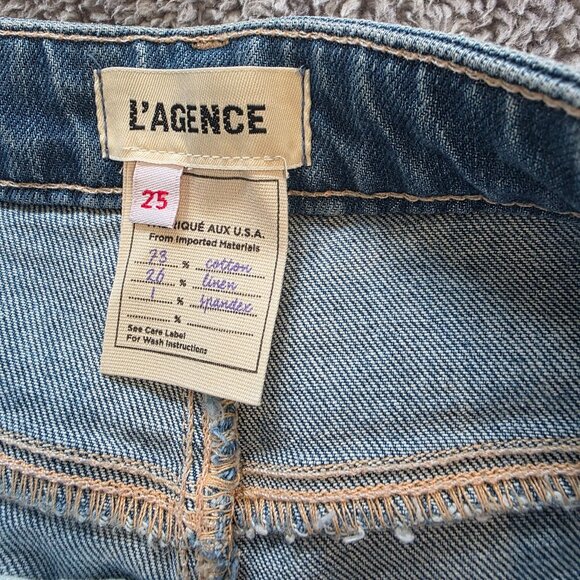 NWOT: L' Agence Tiana High Rise Jeans Size 25 - Picture 10 of 10